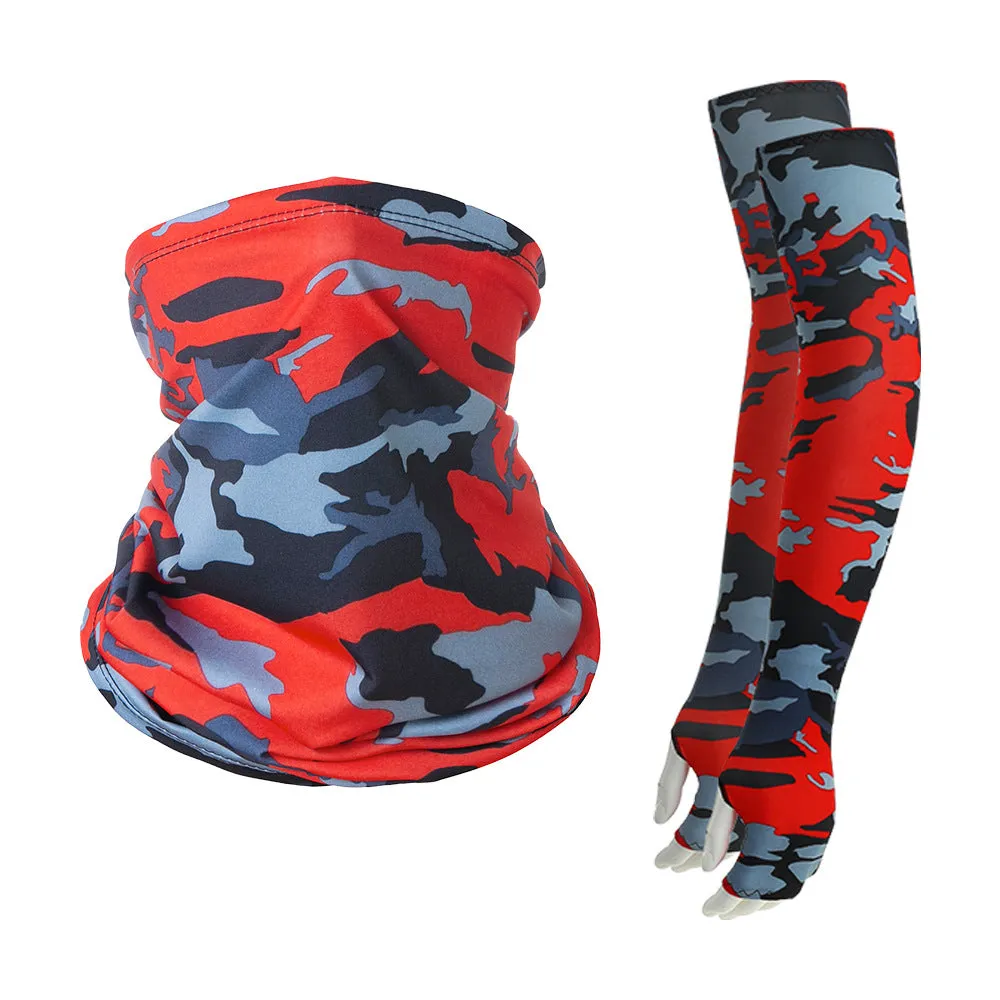 Cycling cold ice silk mask arm cover is suitable for outdoor sports