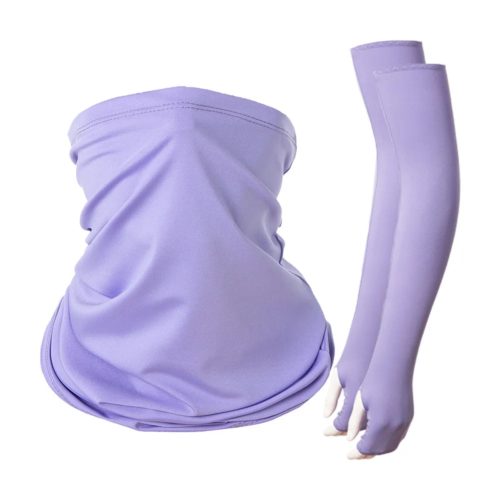 Cycling cold ice silk mask arm cover is suitable for outdoor sports