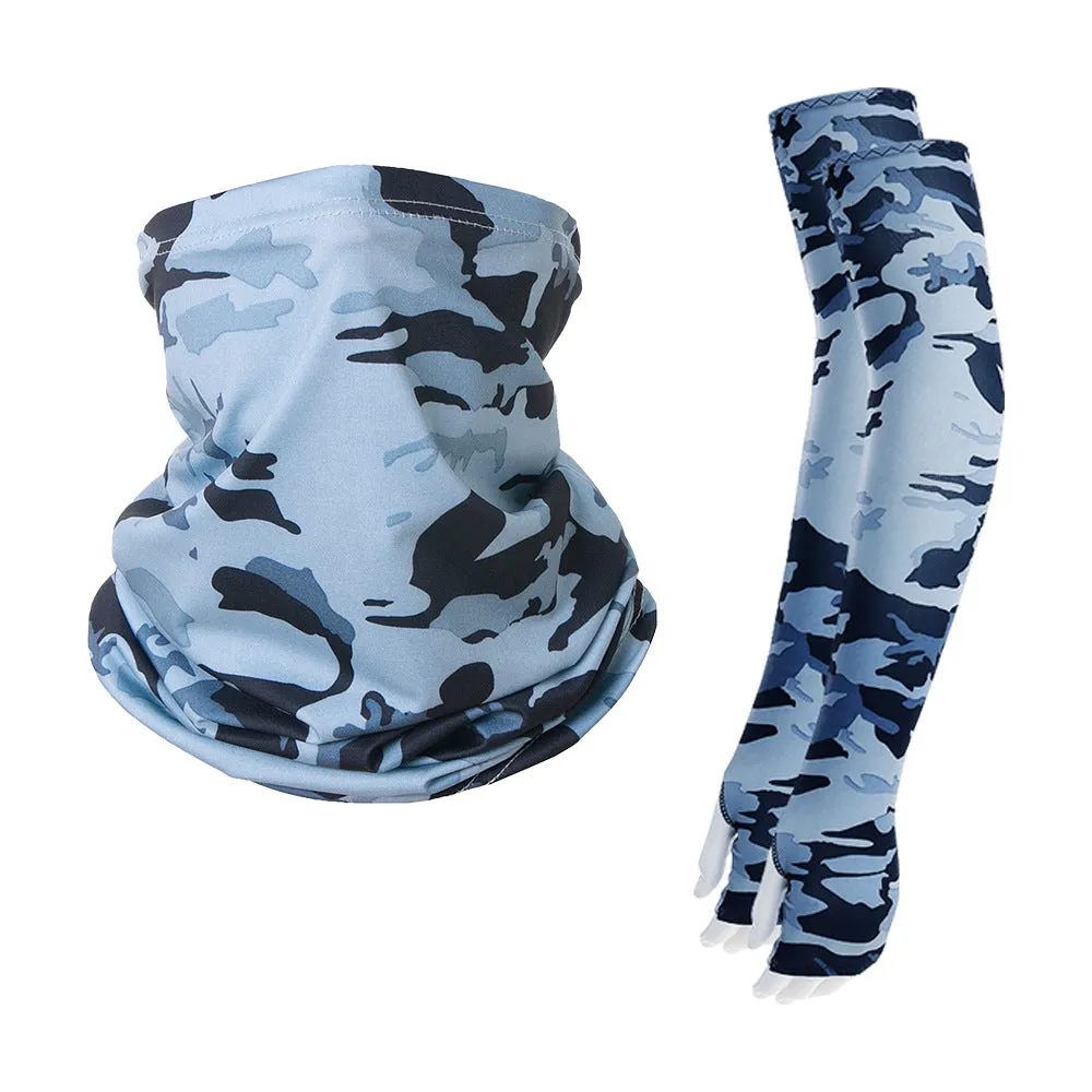 Cycling cold ice silk mask arm cover is suitable for outdoor sports