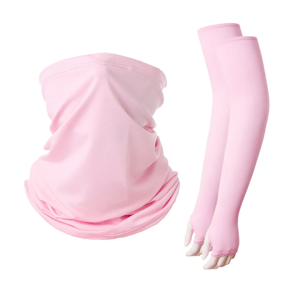 Cycling cold ice silk mask arm cover is suitable for outdoor sports