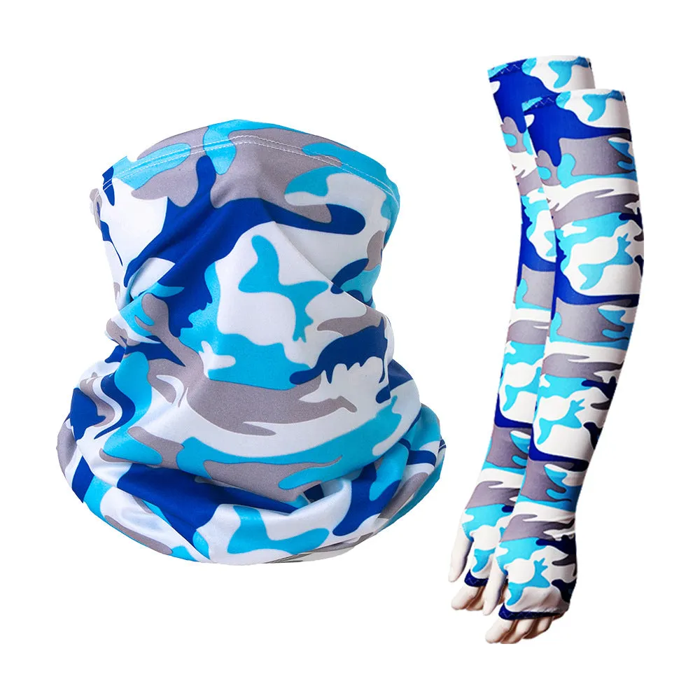 Cycling cold ice silk mask arm cover is suitable for outdoor sports