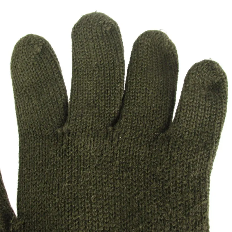 Czech Army OD Wool Gloves