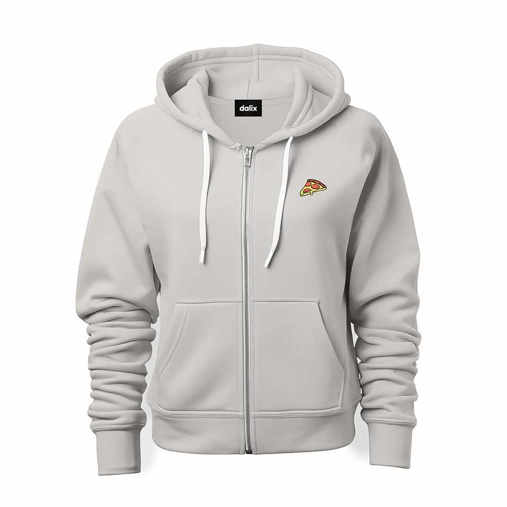 Dalix Pizza Zip Hoodie