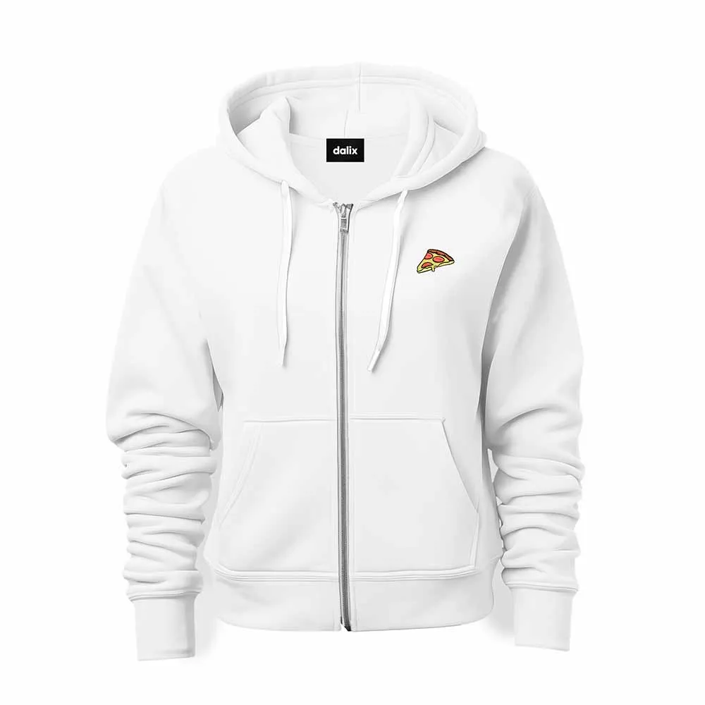 Dalix Pizza Zip Hoodie