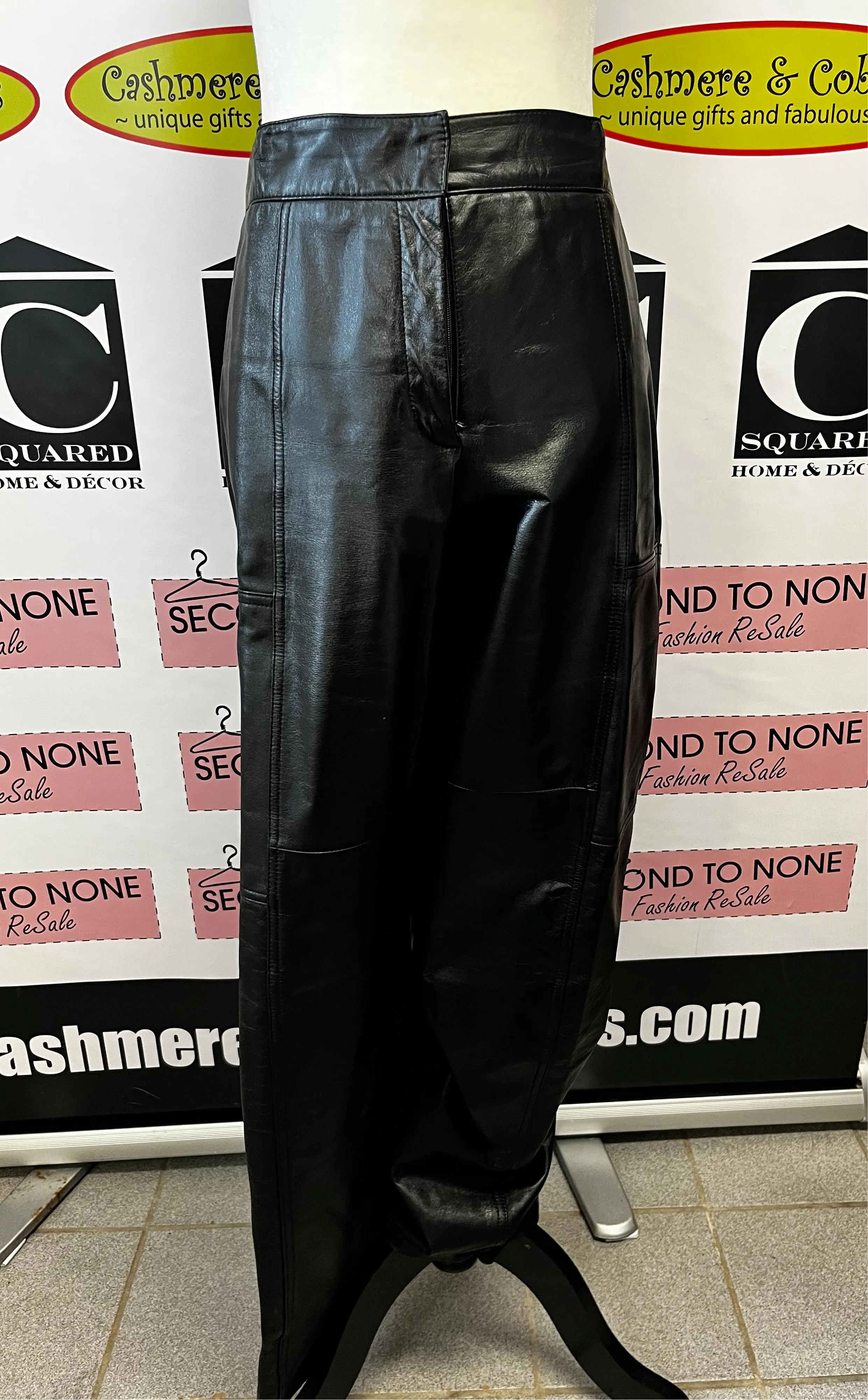 Danier Leather Pants (Size 12)