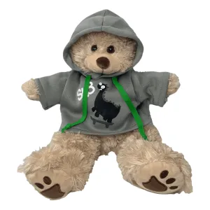 Dino Skater Hoodie Brown Bear Gift Set