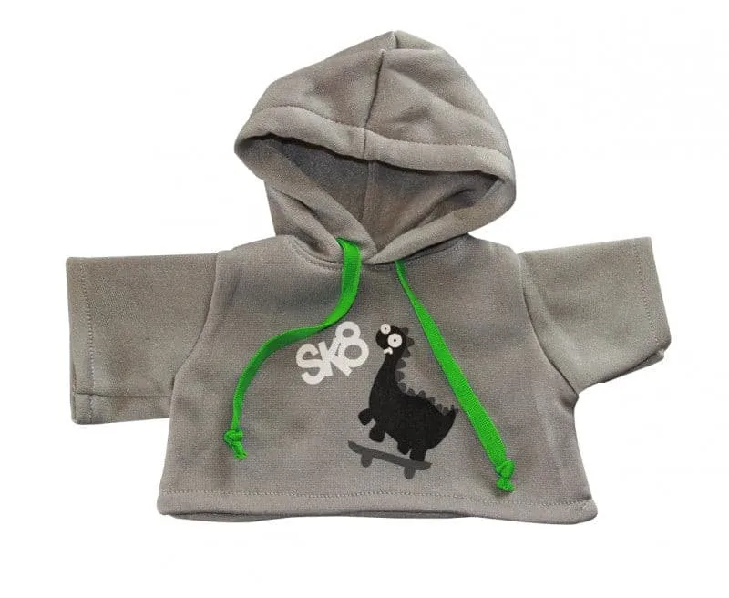 Dino Skater Hoodie Brown Bear Gift Set