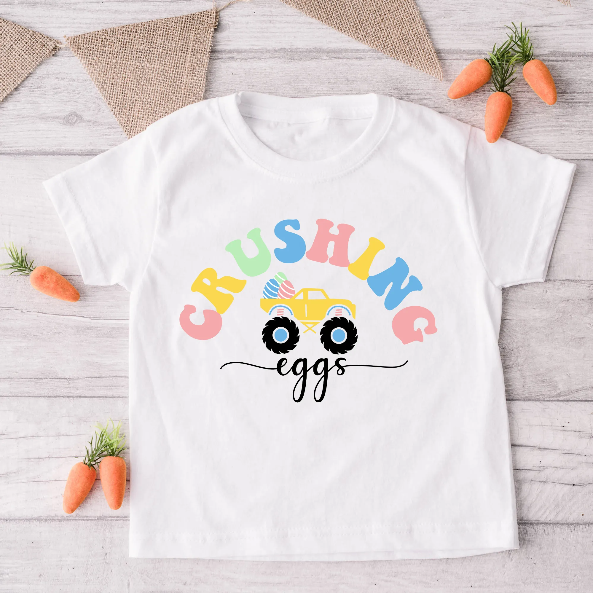 Easter Monster Truck Shirt for Boys