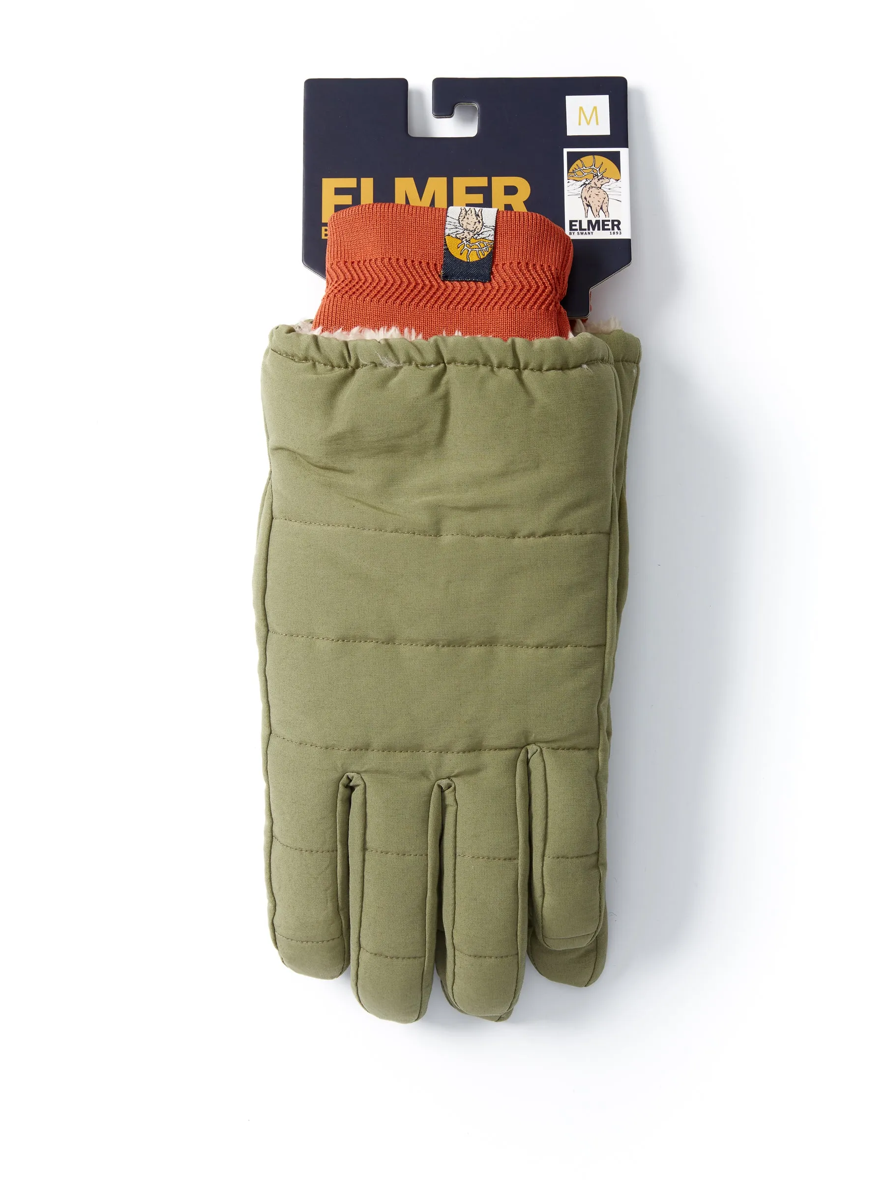 Elmer Knit Cuff Glove Khaki