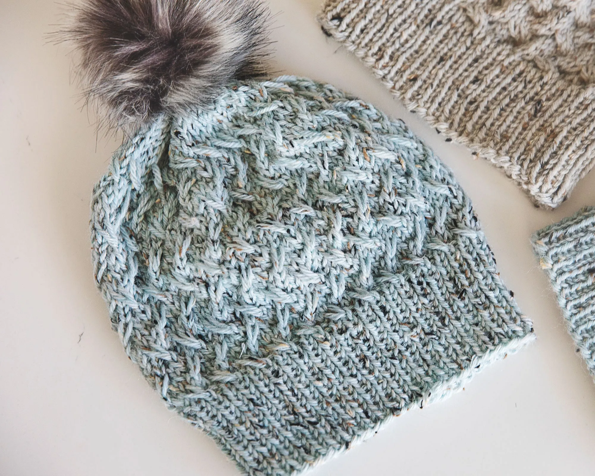 Fahreen Cabled Hat Knitting Pattern