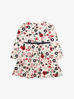 Festive Flowers Kids Dress