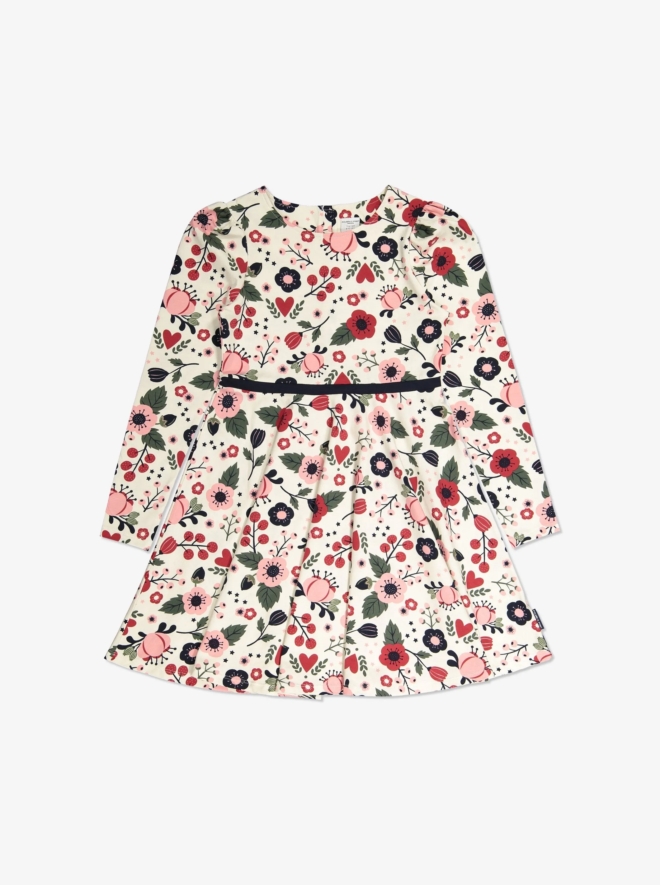 Festive Flowers Kids Dress