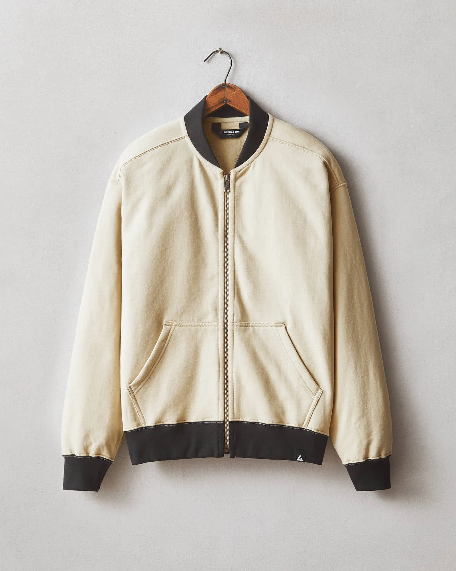 Fleece Bomber Jacket - Khaki