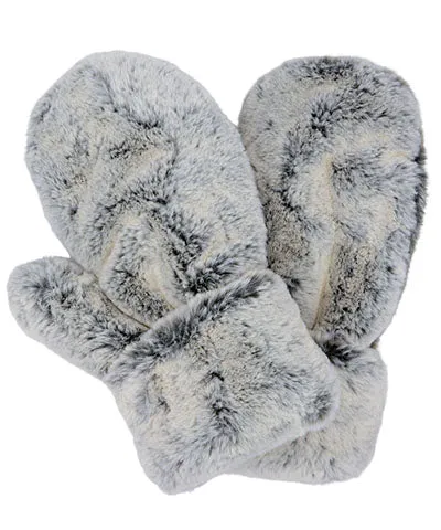 Frosted Faux Furs Mittens