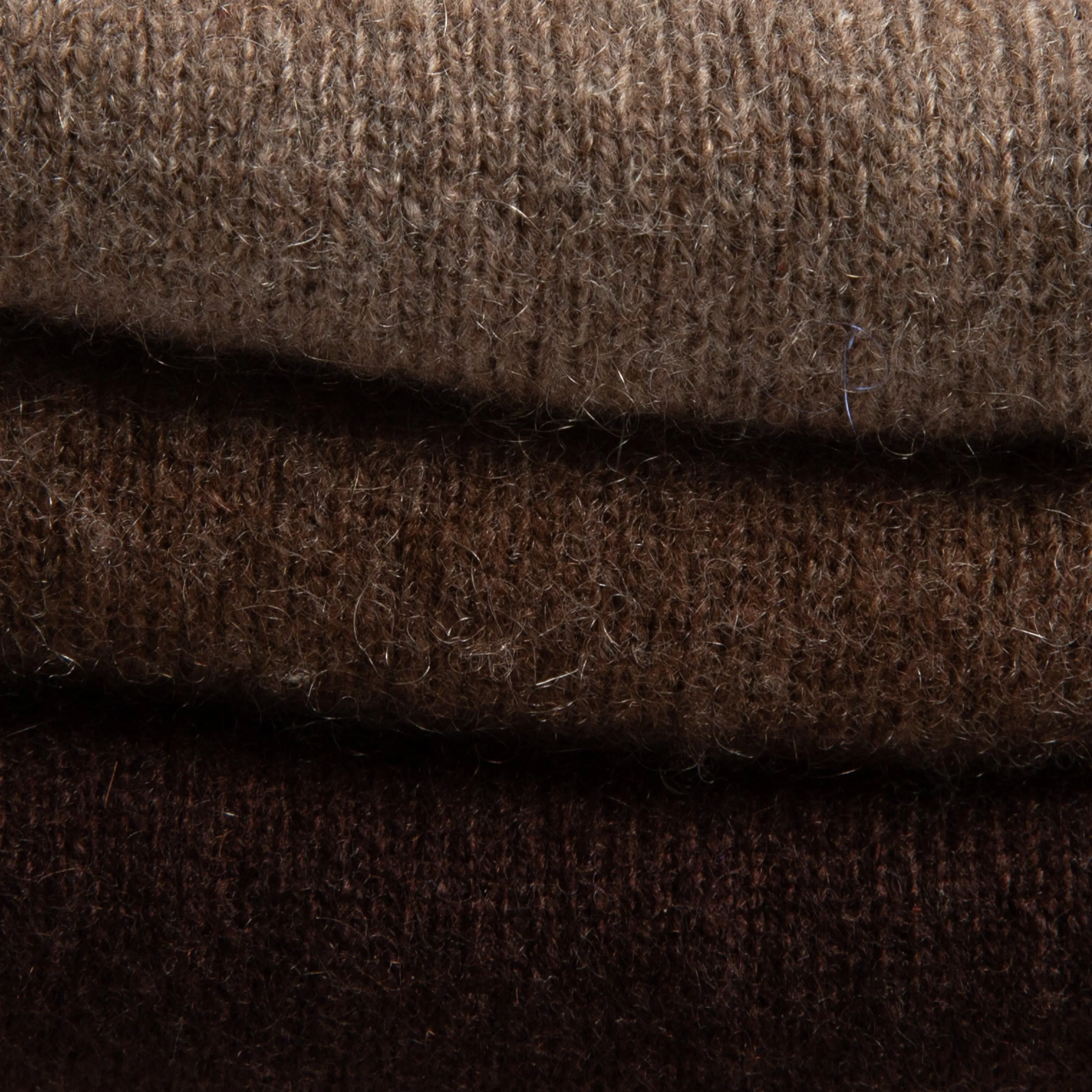 Gents Brown Cashmere Fingerless Gloves