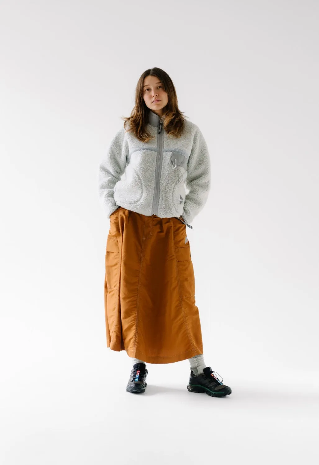 Gramicci x And Wander Ripstop Voyager Skirt - ORANGE