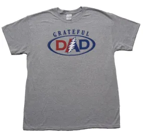 Grateful Dad on Grey t-shirt