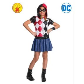 Harley Quinn DCSHG Hoodie Costume - Child