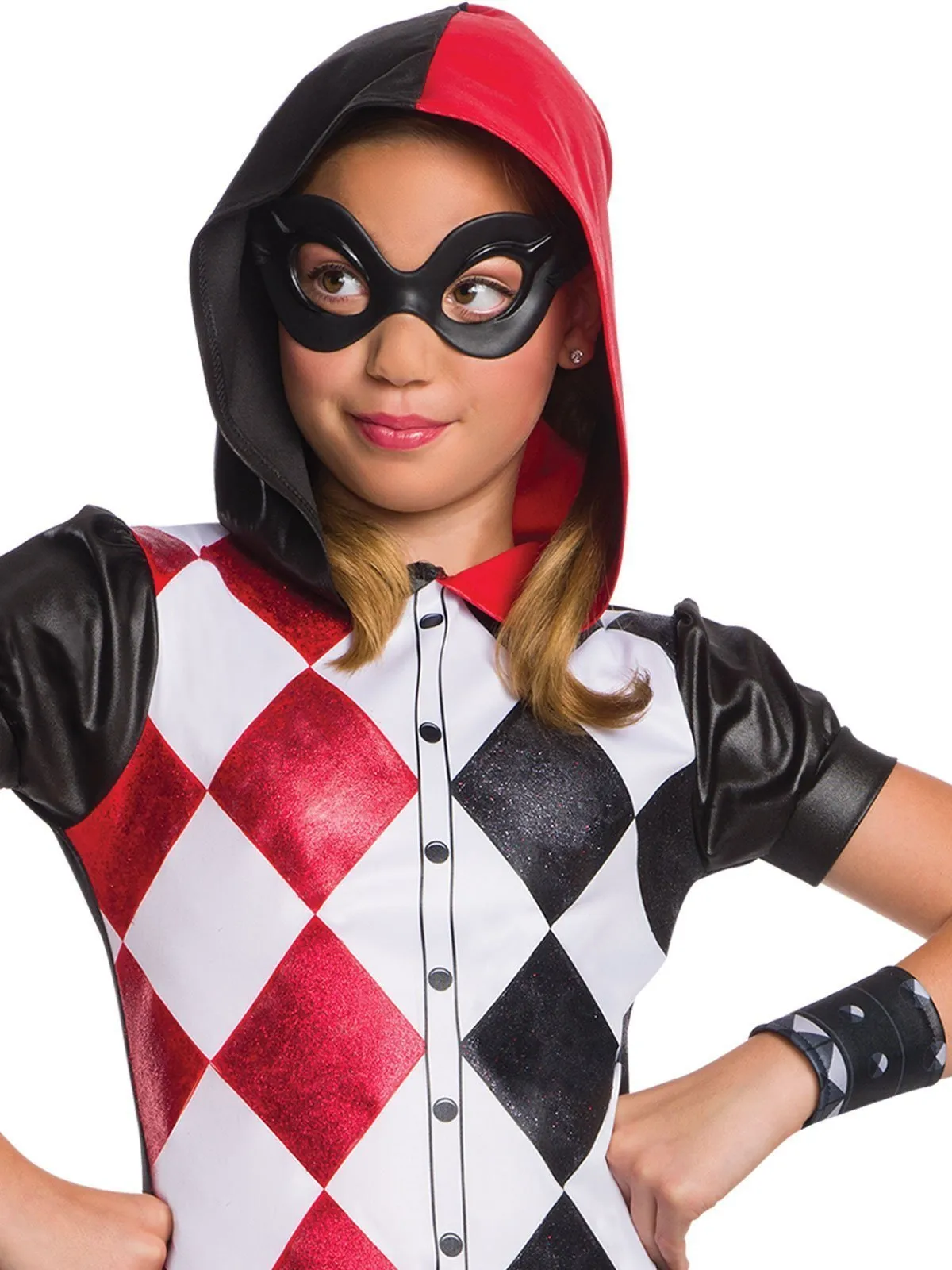 Harley Quinn Hoodie Costume for Kids - Warner Bros DC Super Hero Girls