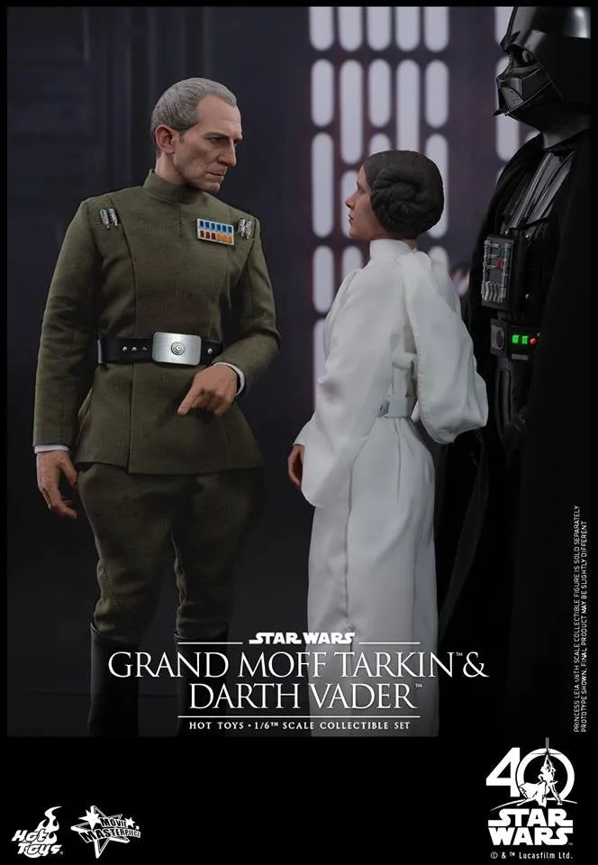 Hot Toys - MMS434 - Star Wars: Episode IV A New Hope - Grand Moff Tarkin & Darth Vader Collectible Set