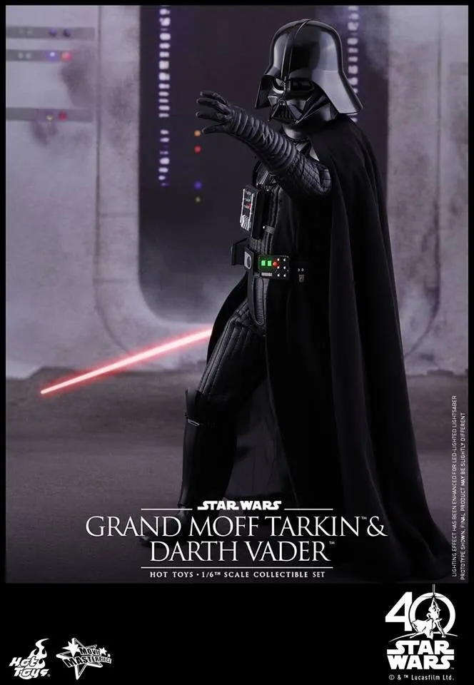 Hot Toys - MMS434 - Star Wars: Episode IV A New Hope - Grand Moff Tarkin & Darth Vader Collectible Set