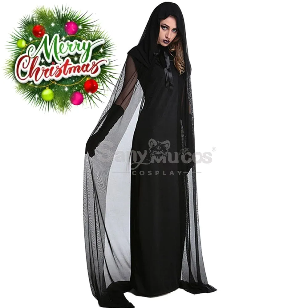 【In Stock】Halloween Cosplay Witch Ghost Wife Cosplay Costume