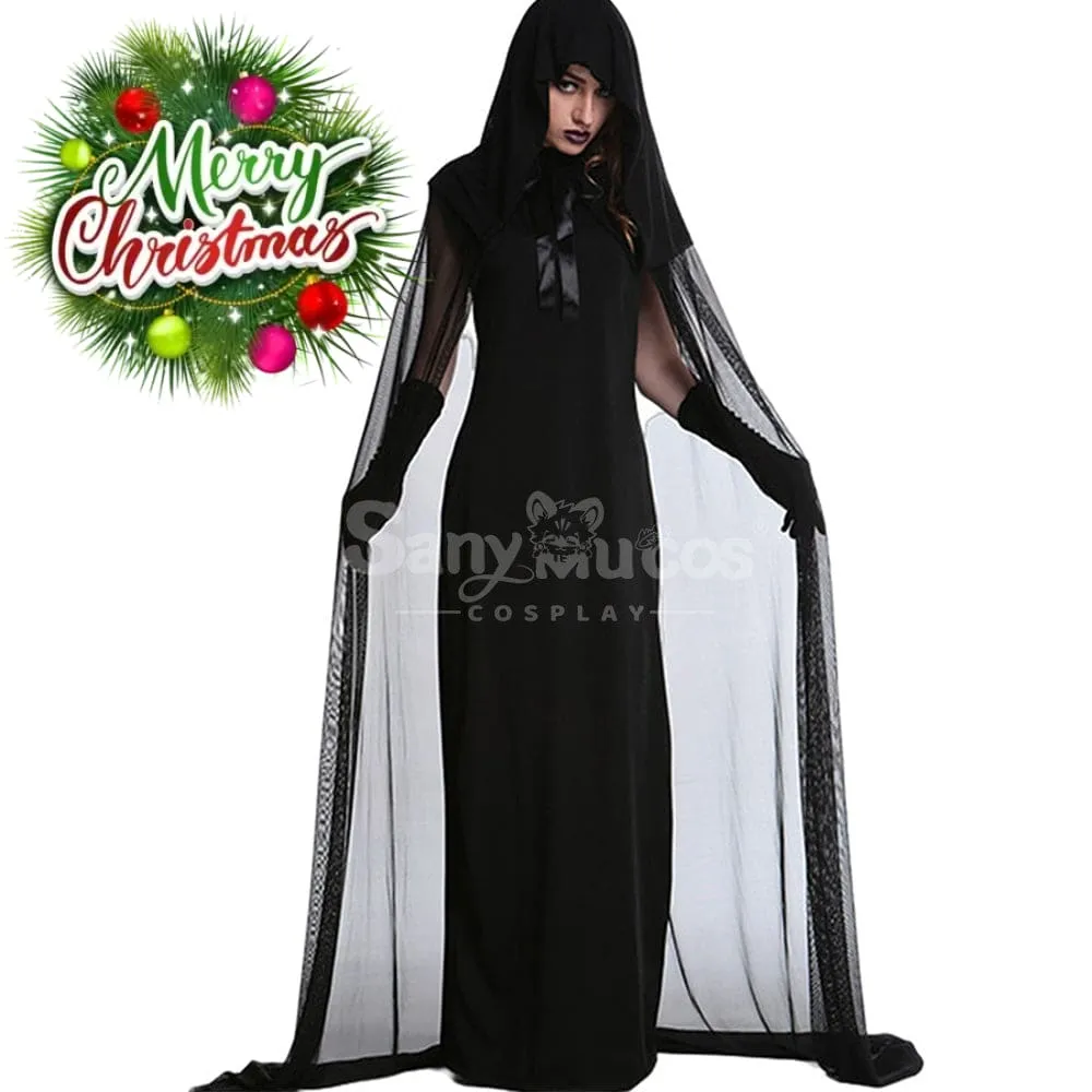 【In Stock】Halloween Cosplay Witch Ghost Wife Cosplay Costume