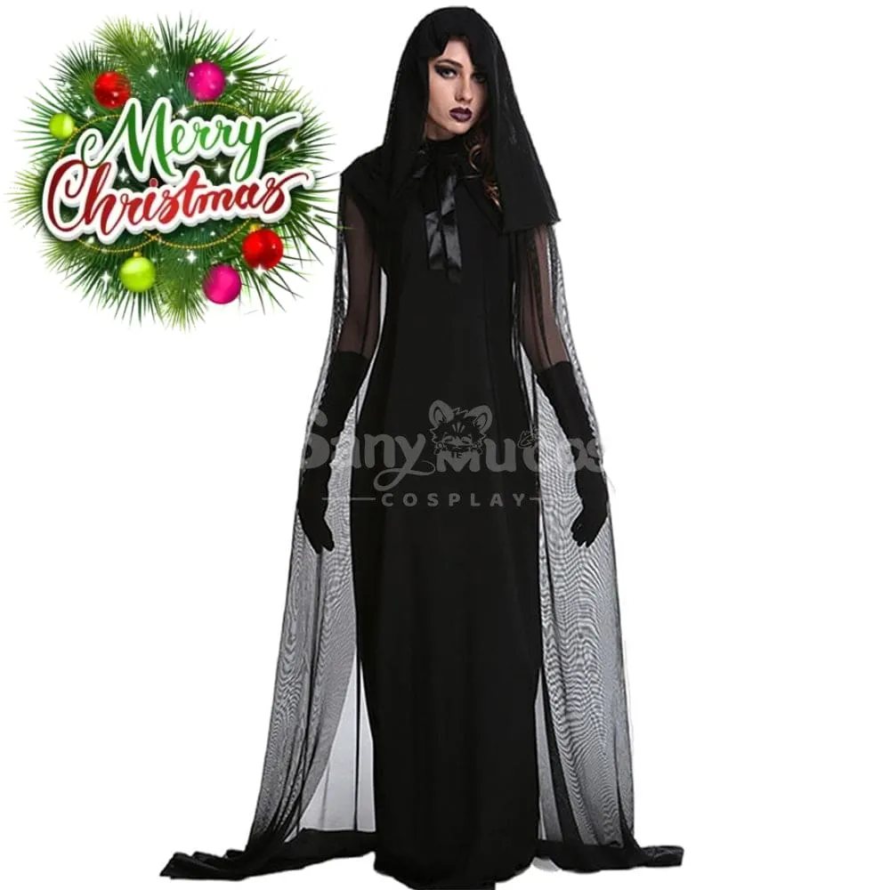 【In Stock】Halloween Cosplay Witch Ghost Wife Cosplay Costume