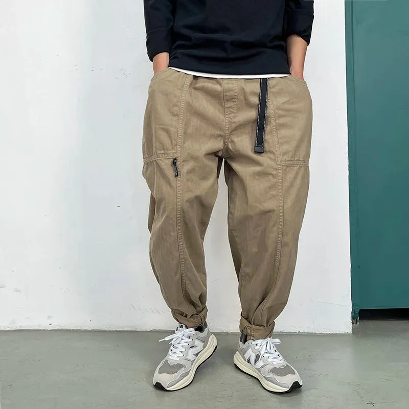 Japanese Streetwear High Quality Cargo Pants - Casual Tactical Baggy Pants