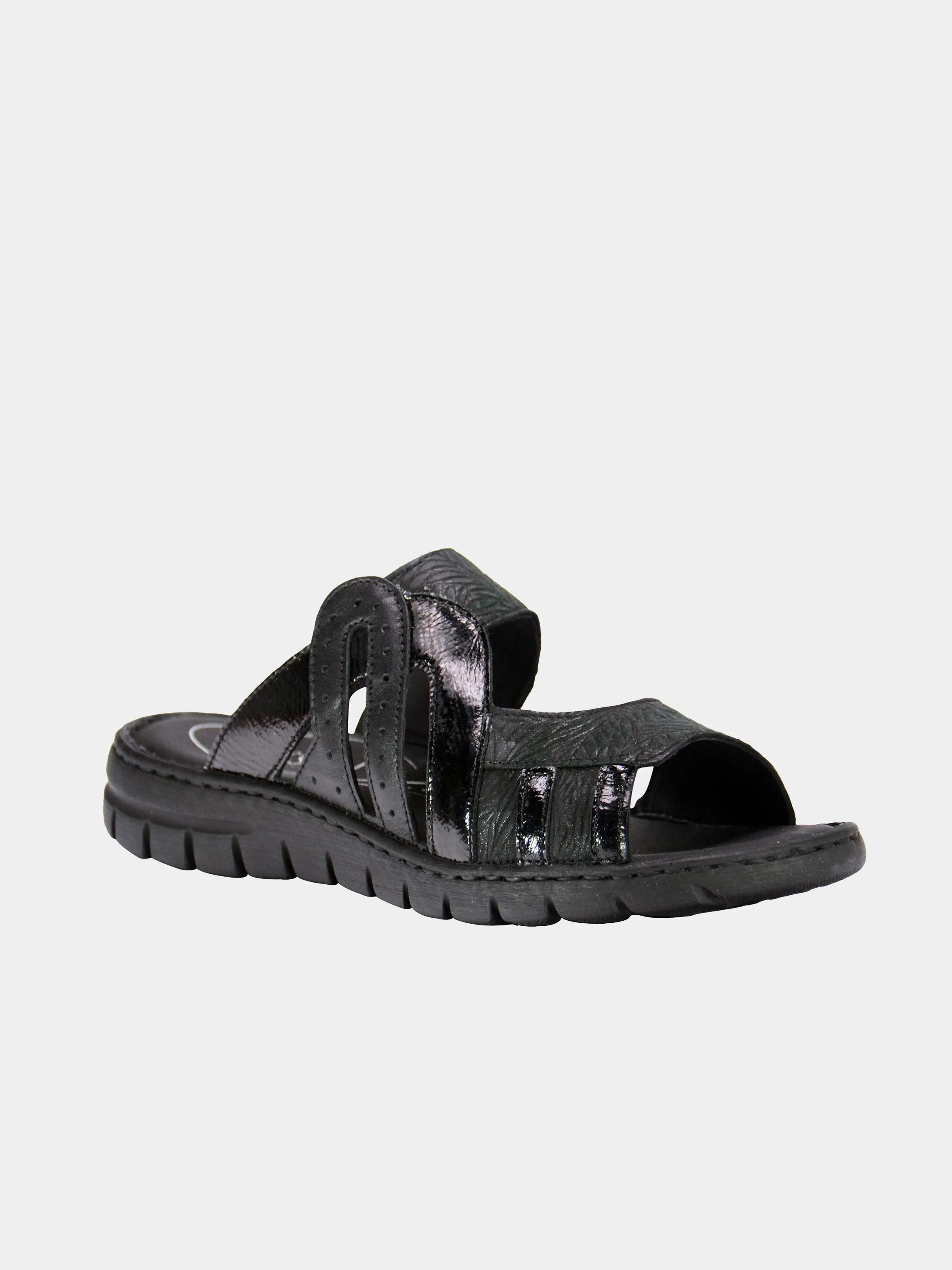 Josef Seibel Maze Slider Leather Sandals