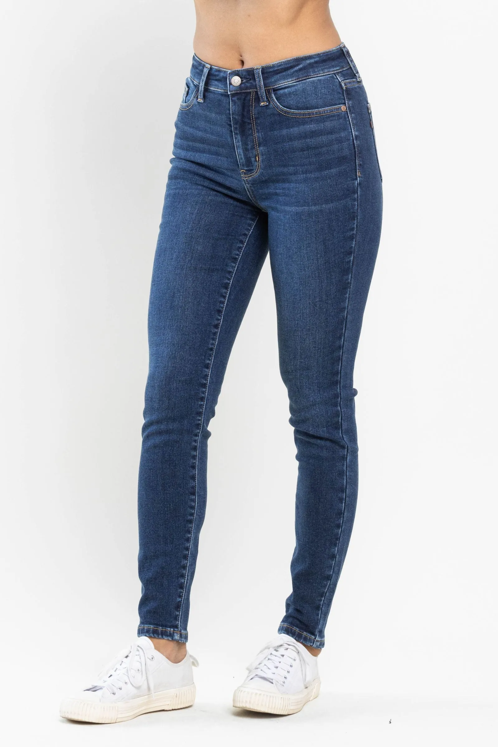 Judy Blue High Waist Thermal Skinny Denim 82585