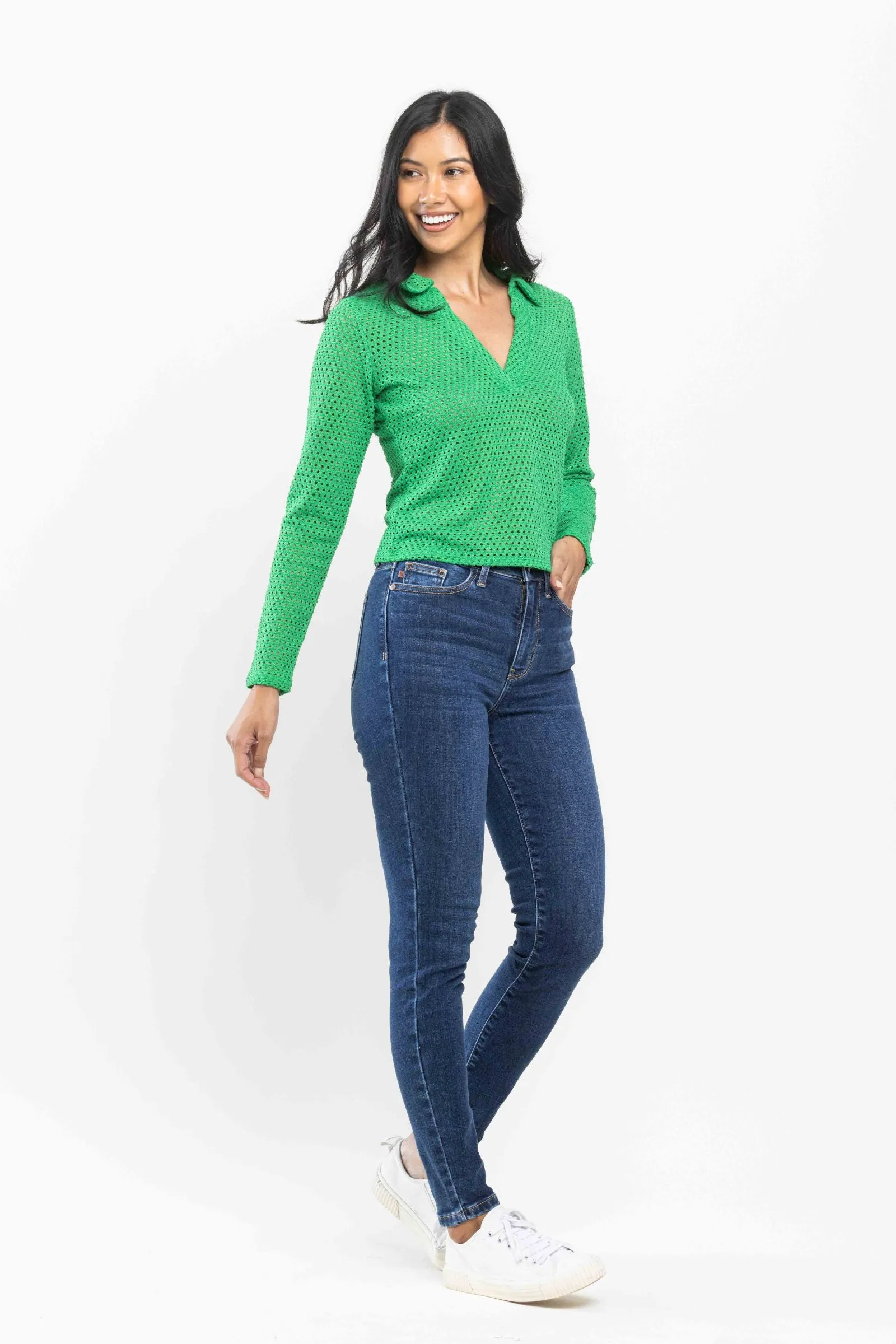 Judy Blue High Waist Thermal Skinny Denim 82585