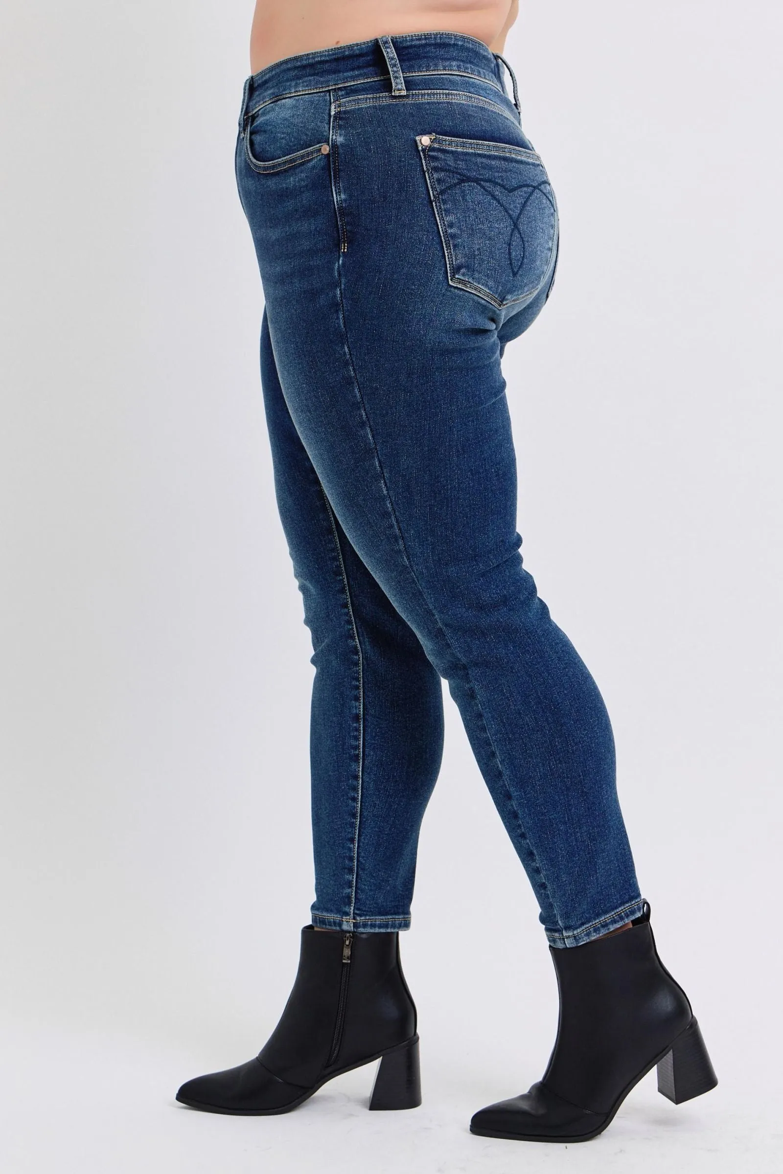 Judy Blue Mid Rise Thermal Skinny 82639