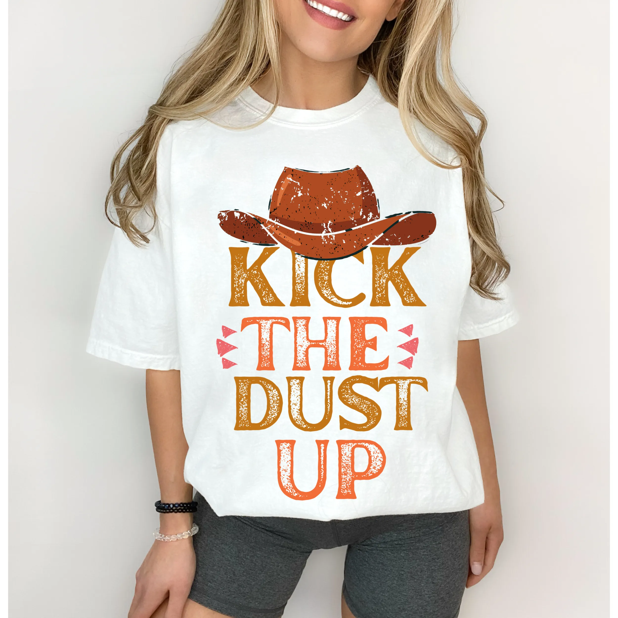 Kick the Dust Up Comfort Colors® T-Shirt, Spring or Summer Tee, Gift for Mom, Retro-Inspired T-Shirt, Country Music Festival T-Shirt