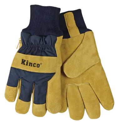 Kinco 1926KW Cotton-Blend Canvas Fabric Back Cotton-Blend Canvas Fabric Back Thermal Insulation Gloves (One Dozen)