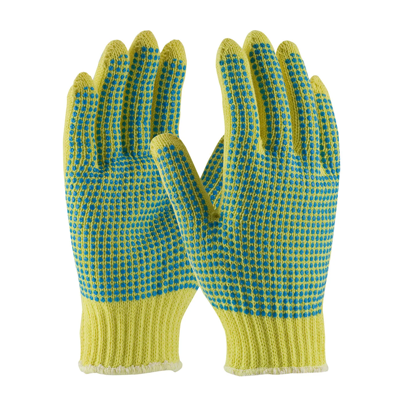 Kut Guard 08-K300PDD Seamless Knit Kevlar with Double-Sided PVC Dot Grip Medium Weight Safety Glove(One Dozen)