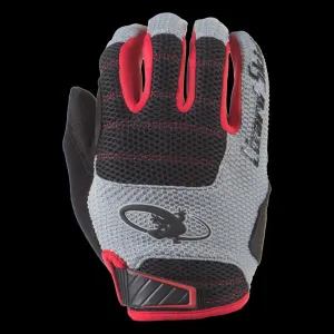 Lizard Skins Cycling Unisex Adult Lizard Skins Cycling Gloves Monitor HD - Crimson/Black - S Crimson/Black