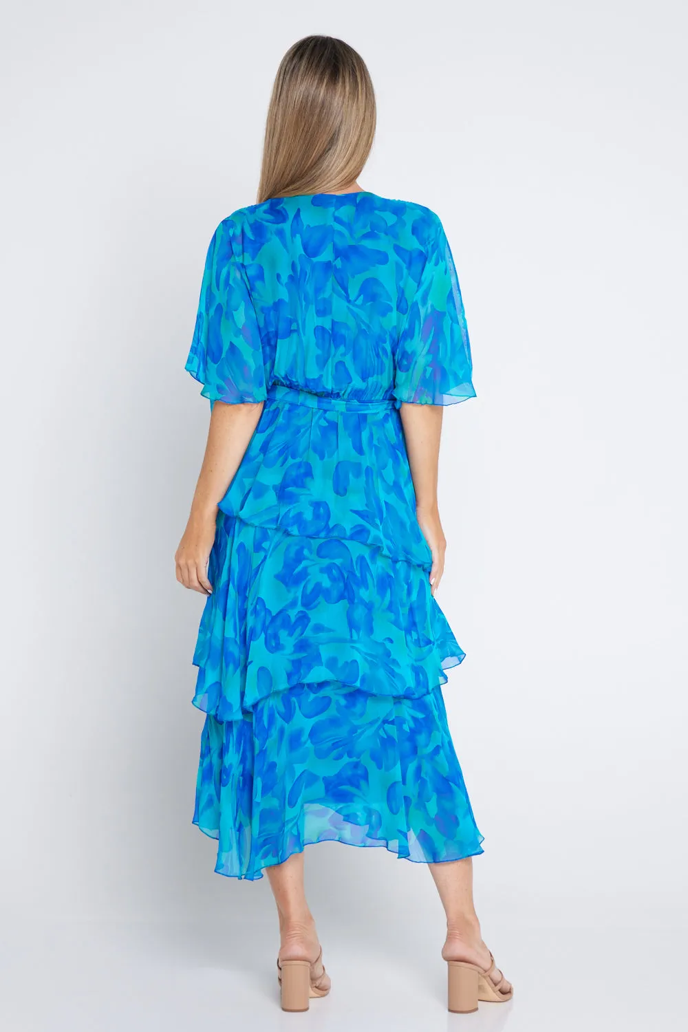 Loira Silk Dress - Oceanic