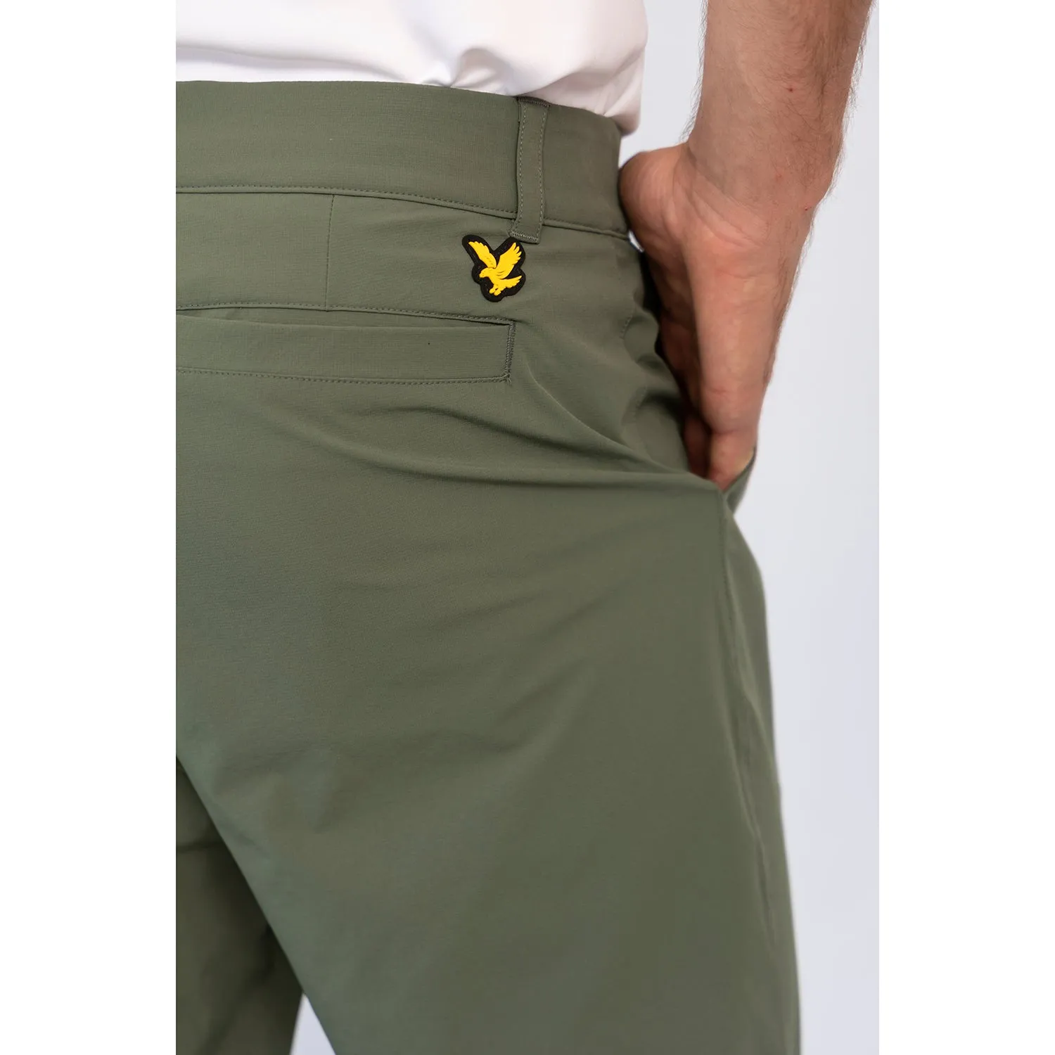 Lyle & Scott Tech Golf Trousers - Cactus Green