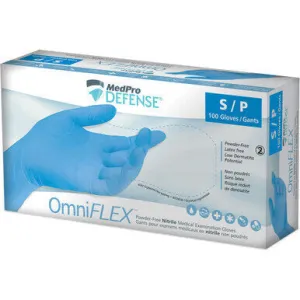 MedPro Defense OmniFLEX Nitrile Powder-Free Exam Gloves