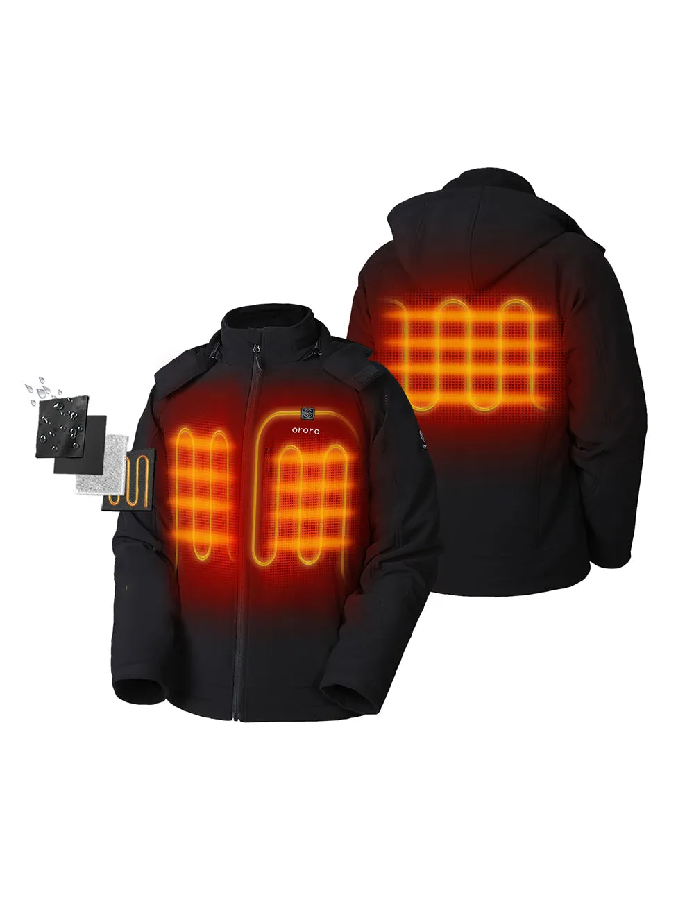 Men's Classic Heated Jacket - Black / Other Colours