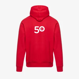 Men's red 50 hoodie