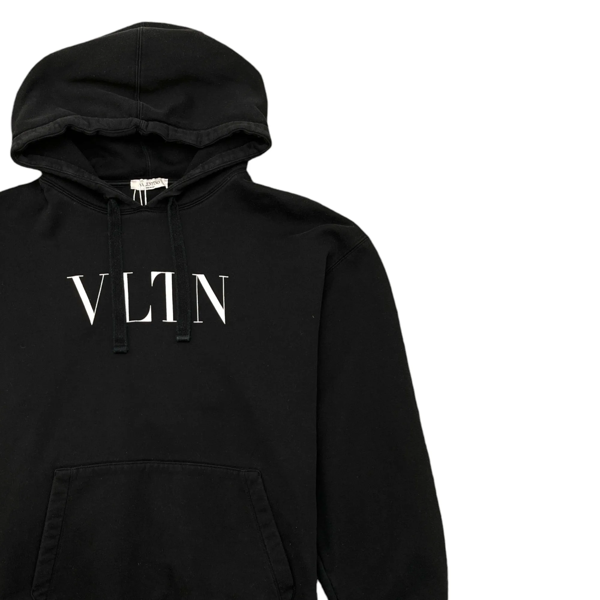 Men's Vltn Logo Hoodie Black Size M