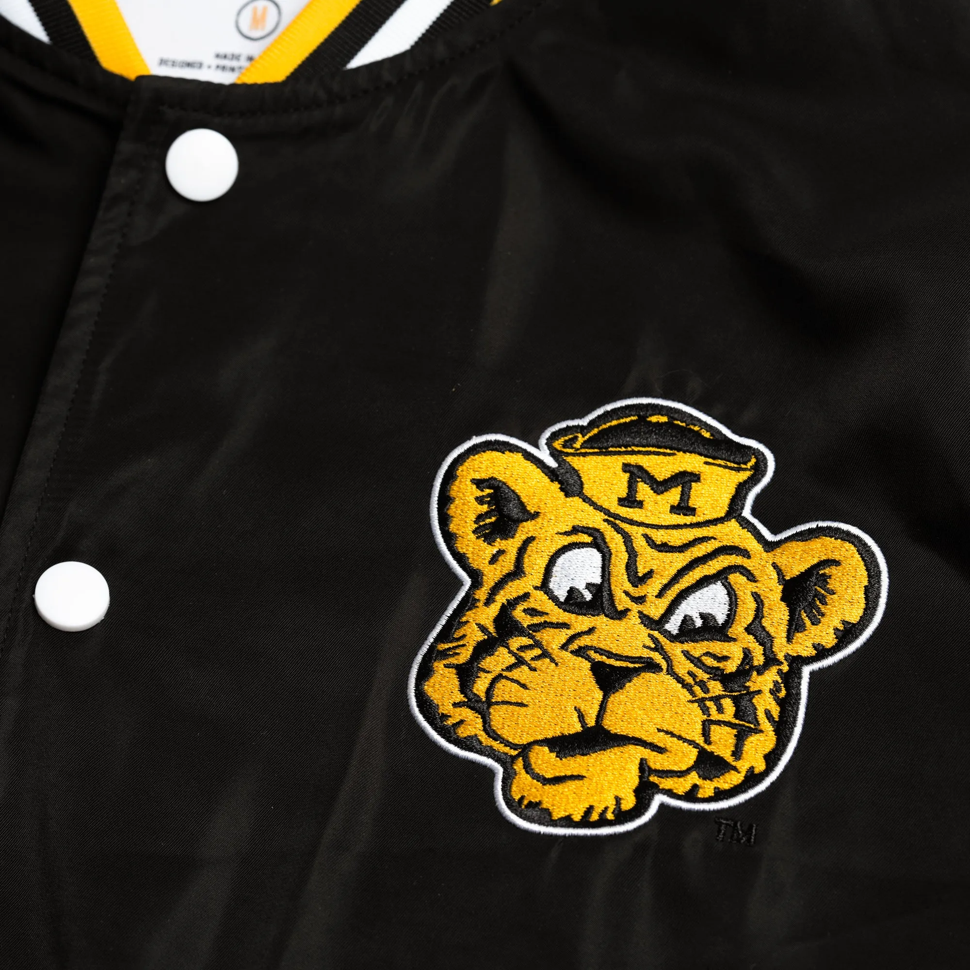 Missouri Tigers Vintage Mizzou Script Bomber Jacket