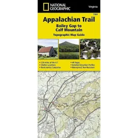 National Geographic Trails Illustrated Appalachian Trail: Bailey Gap to Calf Mountain Map [Virginia]