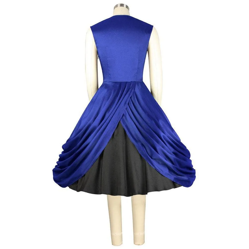 Night at the Opera Dress in Cobalt Blue