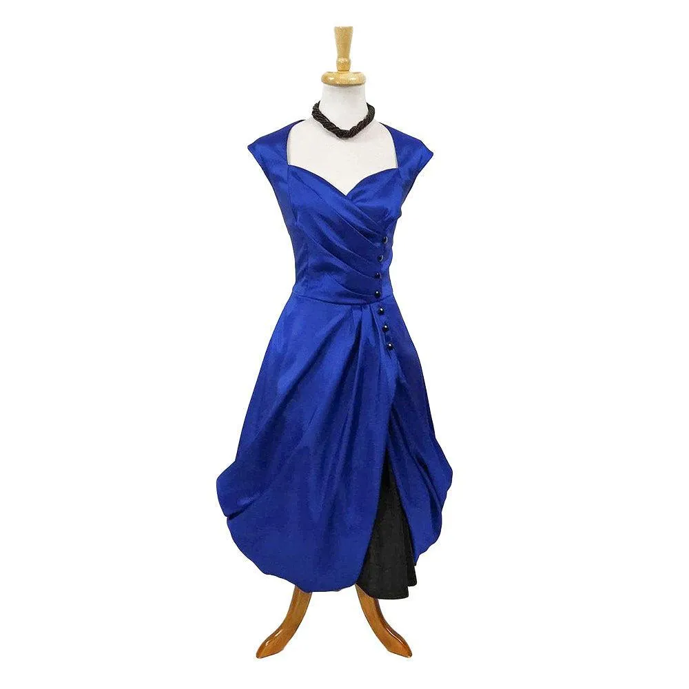 Night at the Opera Dress in Cobalt Blue