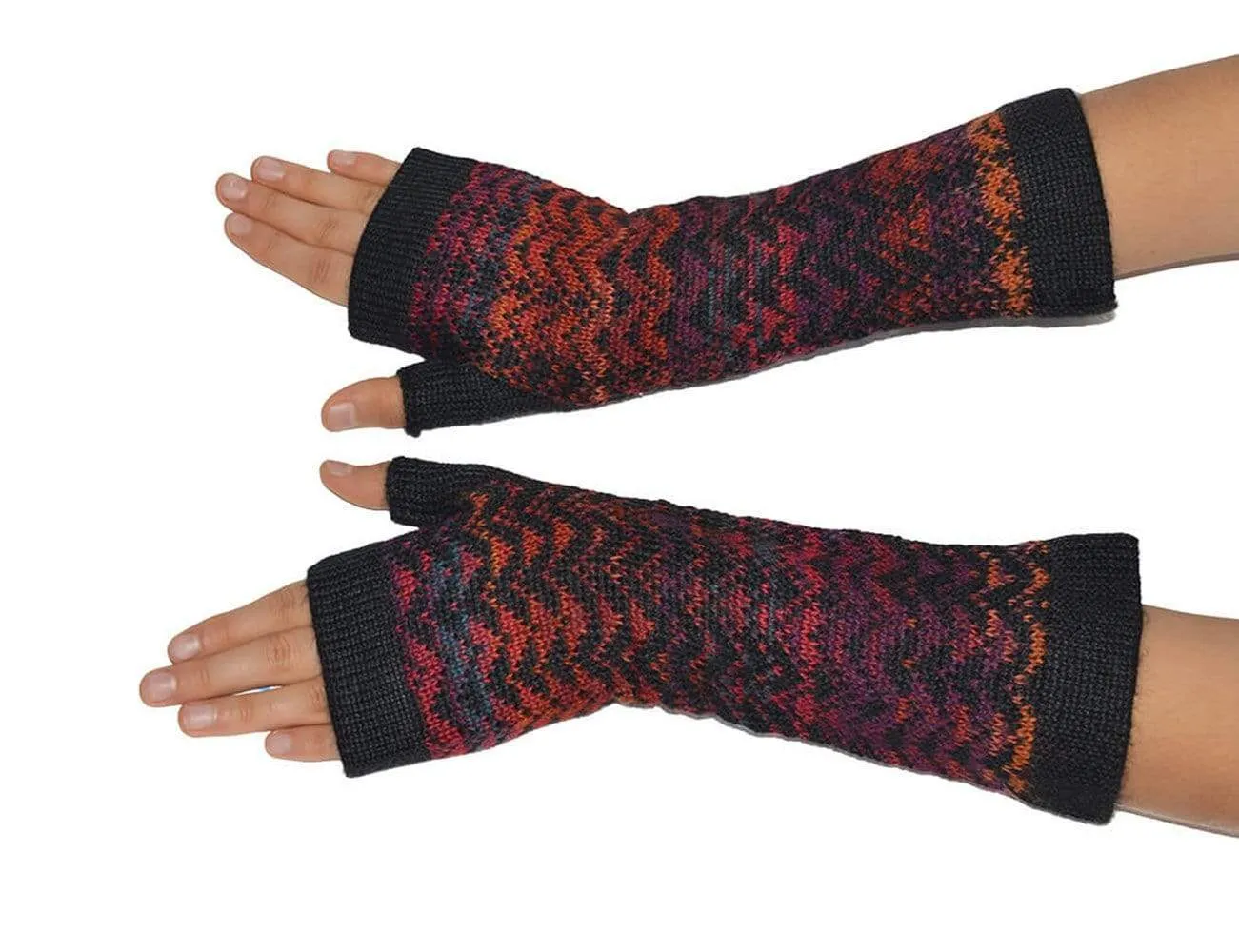 Noelle Women's Fingerless Alpaca Gloves