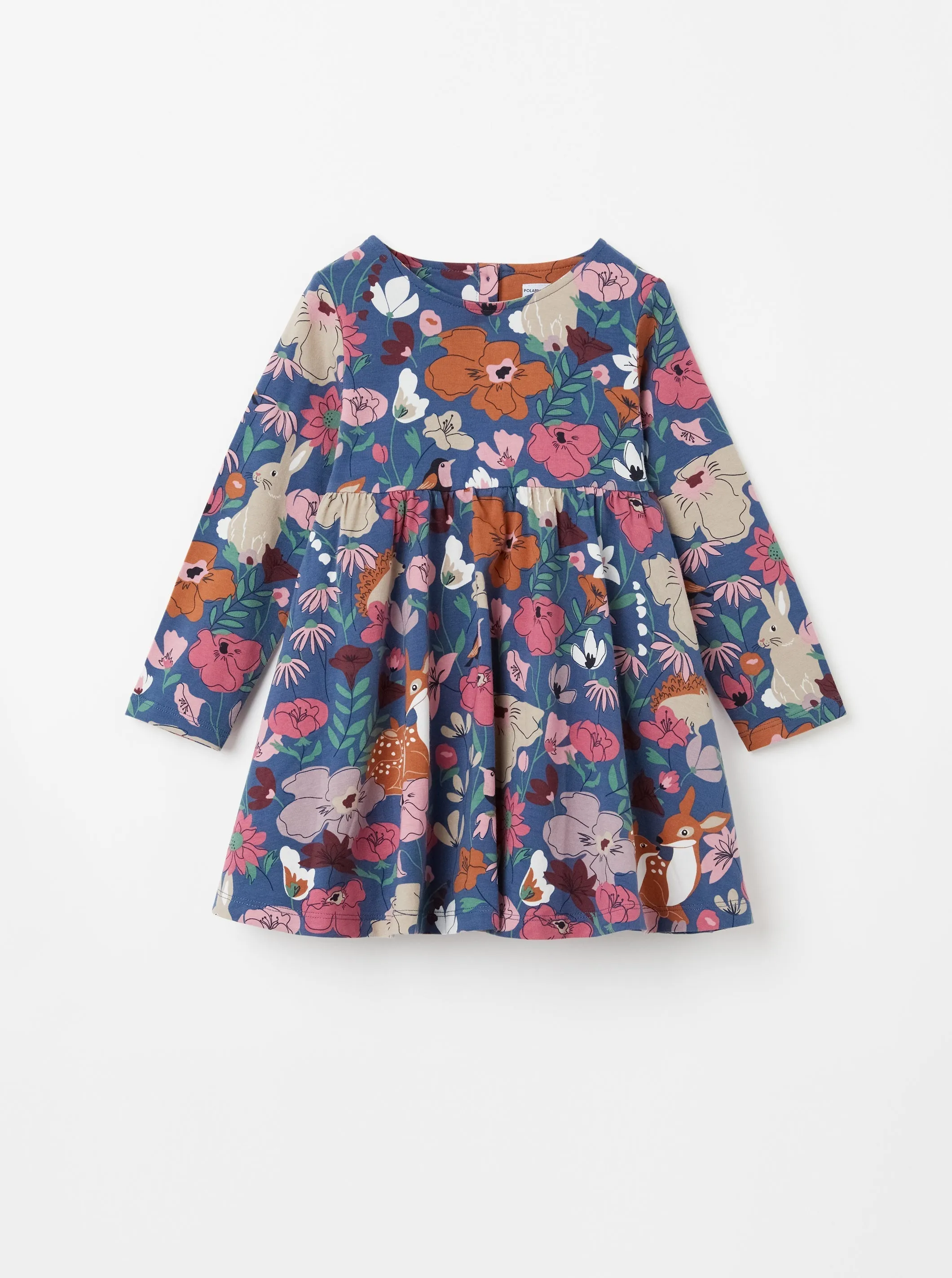 Nordic Floral Print Dress