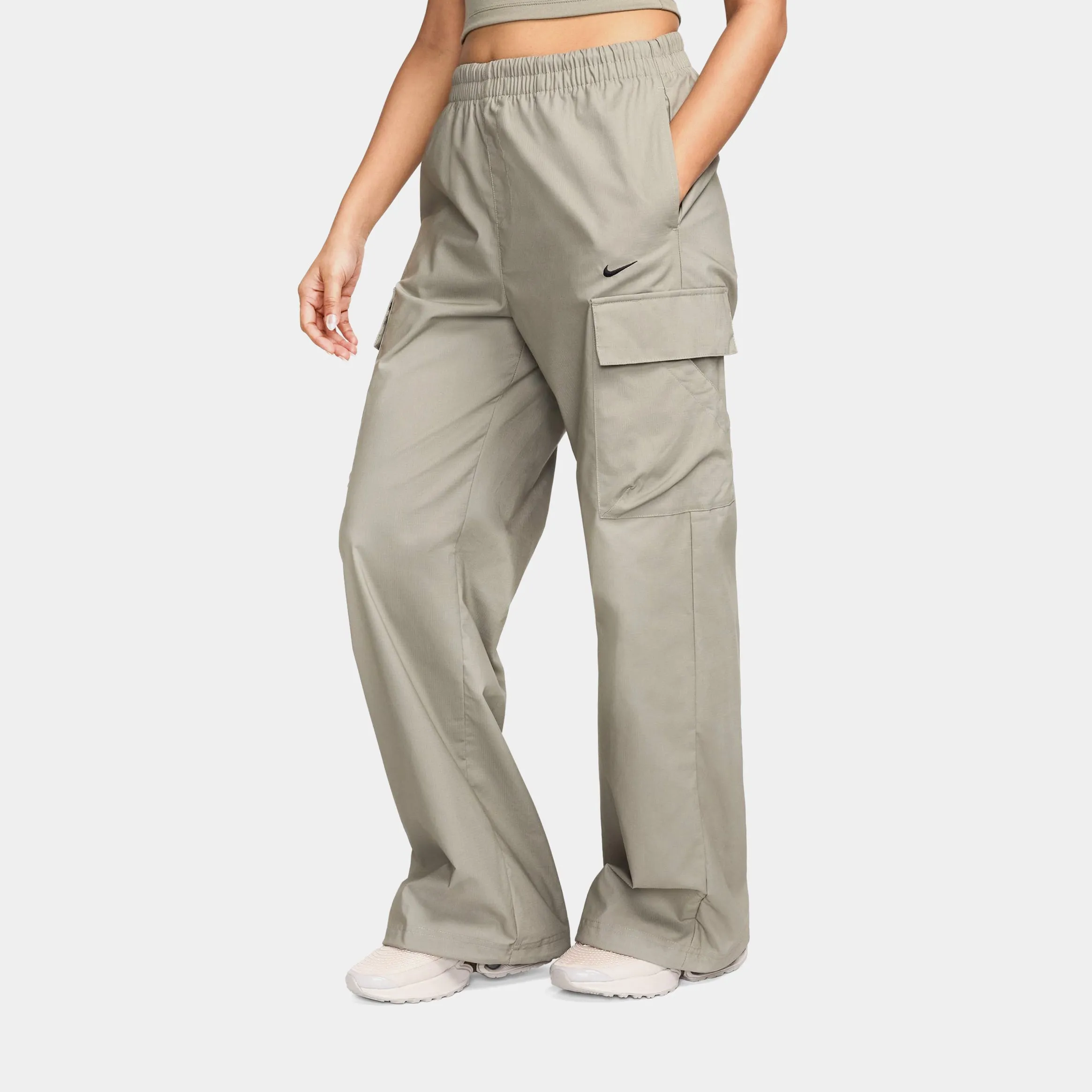 NSW Woven Cargo Womens Pants (Grey)